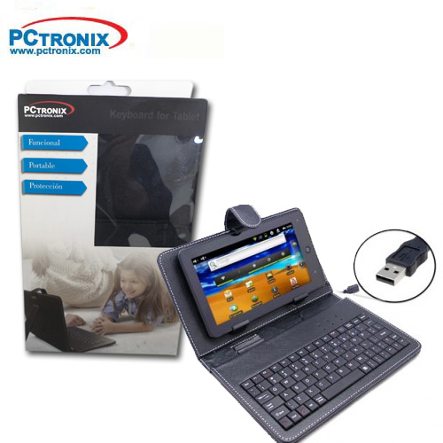Tab Teclado c/Estuche USB 7/8inch Ingles 23.1cm*14.6cm*4.1cm Tab Teclado c/Estuche USB 7/8inch Ingles 23.1cm*14.6cm*4.1cm